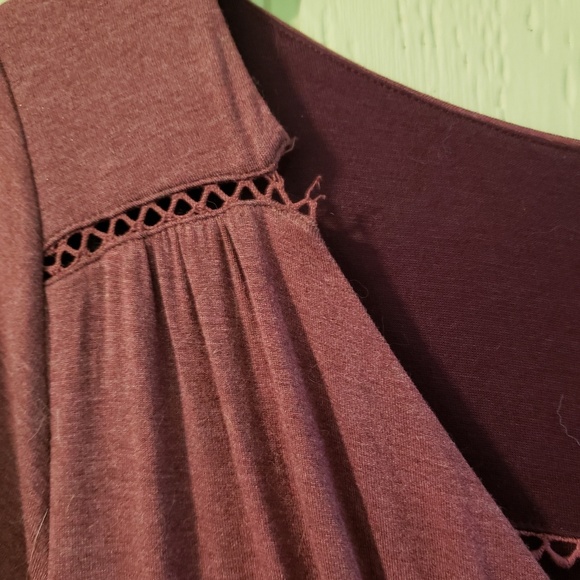 Maeve Galena Wine Midi Dress - Picture 5 of 6